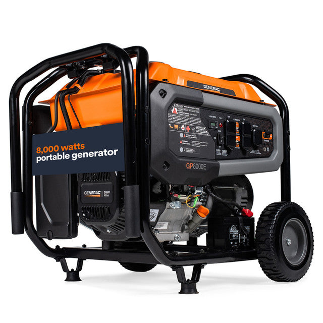 Generac GP8000E Portable Generator 8929