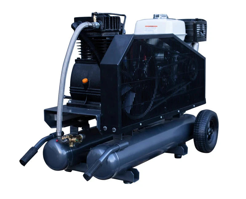BE Power 16 CFM @ 175 PSI Gas Air Compressor / Generator with Honda GX390 Engine - AC138HEG2 BE Power Equipment