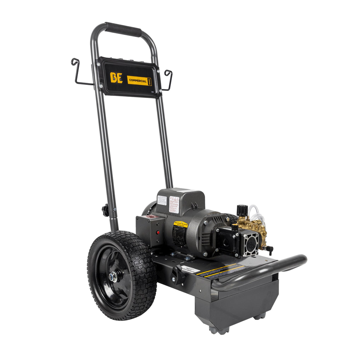 BE Power 1,500 PSI 3.0 GPM 3.0 HP Electric Pressure Washer with Baldor Electric Motor and AR Triplex Pump - B153EA