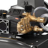 BE Power 1,500 PSI 3.0 GPM 3.0 HP Electric Pressure Washer with Baldor Electric Motor and AR Triplex Pump - B153EA