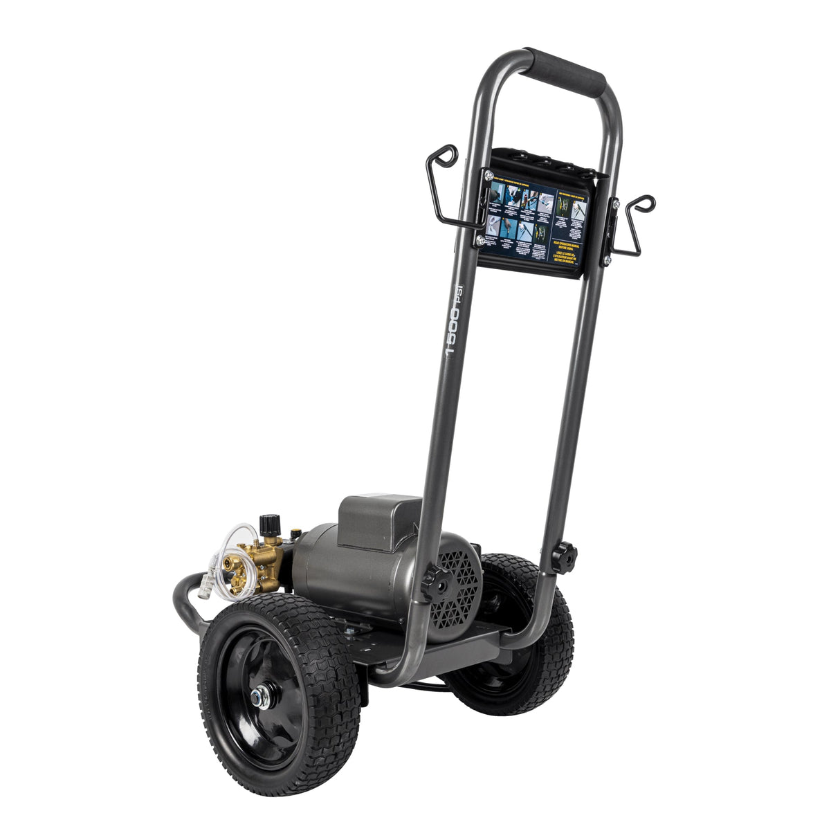 BE Power 1,500 PSI 3.0 GPM 3.0 HP Electric Pressure Washer with Baldor Electric Motor and AR Triplex Pump - B153EA