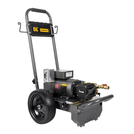 BE Power 2,000 PSI 3.5 GPM 5.0 HP Electric Pressure Washer with Baldor Motor and General Triplex Pump - B205EG