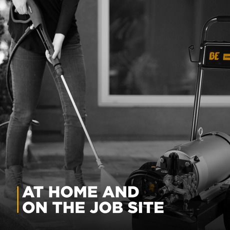BE Power 3,000 PSI 4.5 GPM 10 HP Electric Pressure Washer with Baldor Motor and AR Triplex Pump - B3010E34AHE