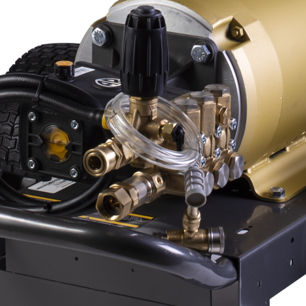 BE Power 3,000 PSI 4.5 GPM 10 HP Electric Pressure Washer with Baldor Motor and AR Triplex Pump - B3010E34AHE