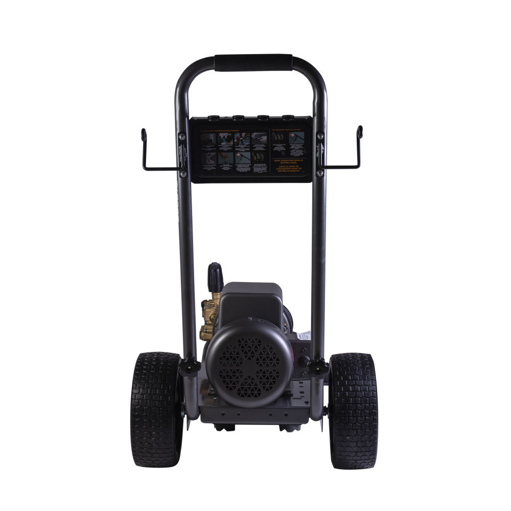 BE Power 2,000 PSI 3.5 GPM 5.0 HP Electric Pressure Washer with Baldor Motor and AR Triplex Pump - B205E34A