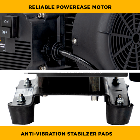 BE Power 1,500 PSI 1.6 GPM 1.5 HP Portable Electric Pressure Washer – P1515EPN