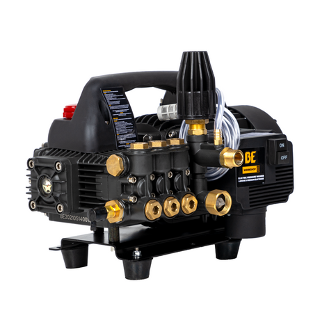 BE Power 1,500 PSI 1.6 GPM 1.5 HP Portable Electric Pressure Washer – P1515EPN