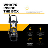 BE Power 2,300 PSI 1.7 GPM Electric Pressure Washer with AR Axial Pump - P2317EN