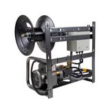 BE Power 1,500 PSI 2.0 GPM 2.0 HP Wall Mount Electric Pressure Washer with a Baldor Motor and General Triplex Pump - X-1520FW1GENH