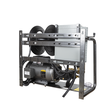 BE Power 2,000 PSI 4.0 GPM 5.0 HP Electric Pressure Washer with Baldor Motor and AR Triplex Pump - X-2050FW1A