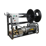 BE Power 2,000 PSI 4.0 GPM 5.0 HP Wall Mount Electric Pressure Washer with a Baldor Motor and General Triplex Pump - X-2050FW1GENHT BE Power Equipment