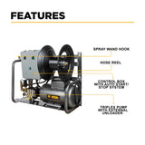 BE Power 3,000 PSI 4.0 GPM 7.5 HP Electric Pressure Washer with Baldor Motor and AR Triplex Pump - X-2775FW1A BE Power Equipment