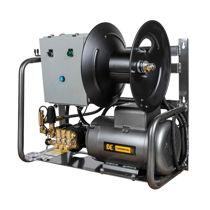 BE Power 3,000 PSI 4.0 GPM 7.5 HP Electric Pressure Washer with Baldor Motor and AR Triplex Pump - X-2775FW1A BE Power Equipment