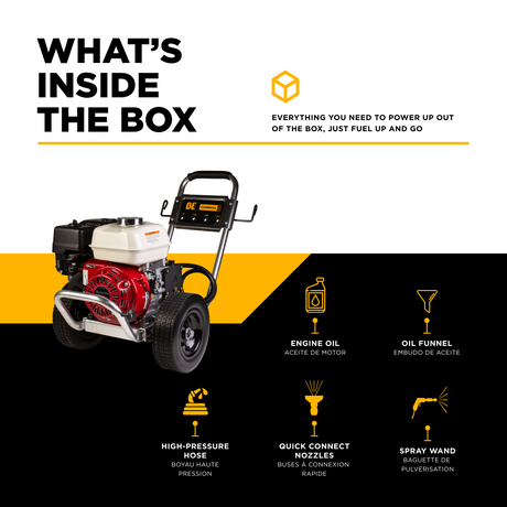 BE Power 3,100 PSI 3.1 GPM Cold Water Gas Pressure Washer - B3165HAAS