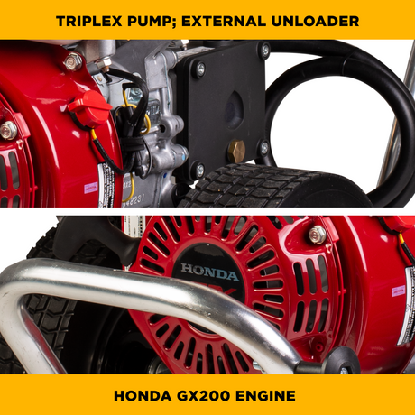 BE Power 3,100 PSI 3.1 GPM Cold Water Gas Pressure Washer - B3165HAAS