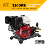 BE Power 3,200 PSI 5.2 GPM Truck Mount Cold Water Gas Pressure Washer - B3213HTBCS BE Power Equipment