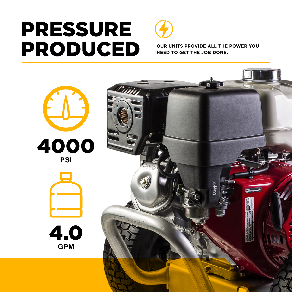 BE Power 4,200 PSI 4.2 GPM Cold Water Gas Pressure Washer - B4213HABGS