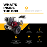 BE Power 4,200 PSI 4.2 GPM Cold Water Gas Pressure Washer - B4213HABGS