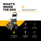 BE Power 4,200 PSI 4.2 GPM Cold Water Gas Pressure Washer - B4213HESCS BE Power Equipment