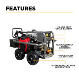 BE Power 5,000 PSI 5.0 GPM Cold Water Gas Pressure Washer - PE-5024HWEBCOM BE Power Equipment