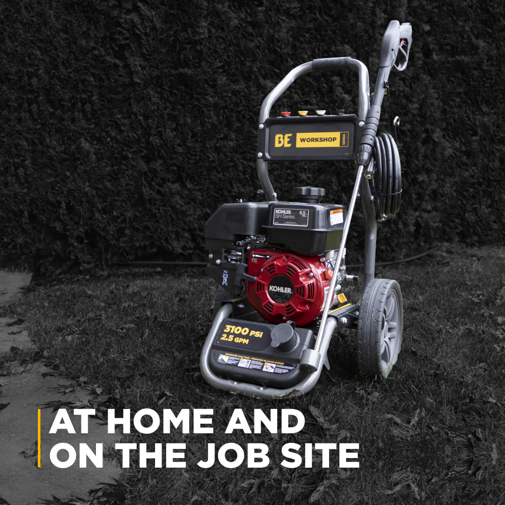 BE Power 3,400 PSI 2.5 GPM Cold Water Gas Pressure Washer - BE3465KX
