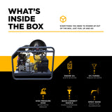 BE Power 4,000 PSI - 5.5 GPM Hot Water Pressure Washer with Honda GX690 Engine and AR Triplex Pump - HW4024HA12V