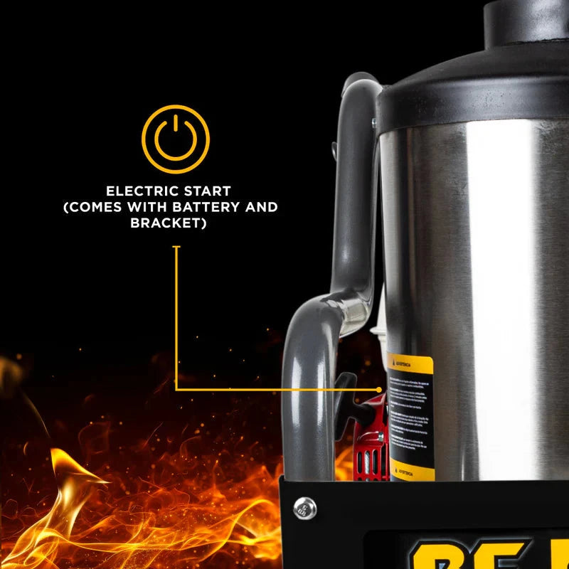 BE Power 4,000 PSI - 4.0 GPM Hot Water Pressure Washer with Honda GX390 Engine and Comet Triplex Pump - HW4013HC BE Power Equipment