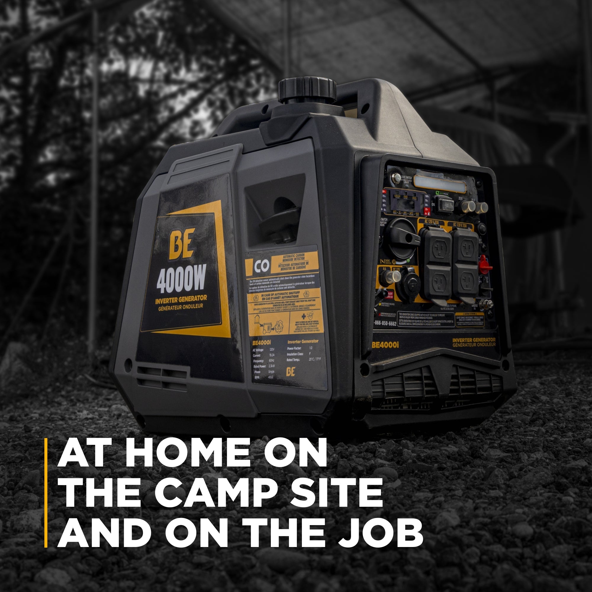 BE Power 4,000 Watt Digital Inverter Generator - BE4000I