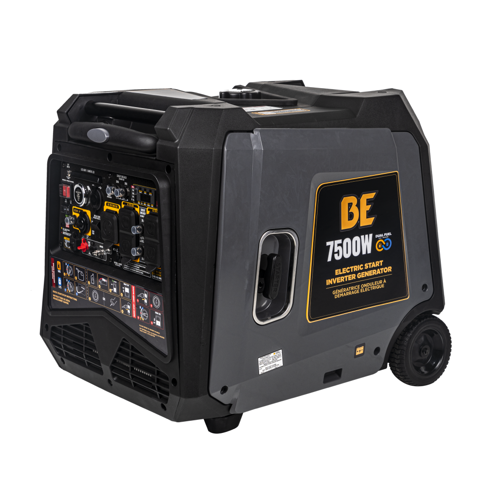 BE Power 7,500 Watt Digital Inverter Generator - BE7500ID