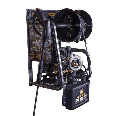 BE Power 1,500 PSI 1.6 GPM 1.5 HP Electric Pressure Washer with Powerease Motor and Triplex Pump - P1515EPNW