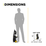 BE Power 1,700 PSI 1.7 GPM Electric Power Washer with Powerease Motor and AR Axial Pump - P1715EN