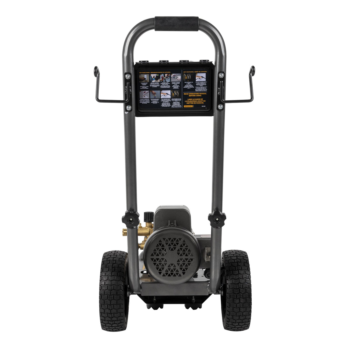 BE Power 1,100 PSI 2.0 GPM 1.5 HP Electric Pressure Washer with Baldor Motor and Triplex Pump - PE-1115EW1A