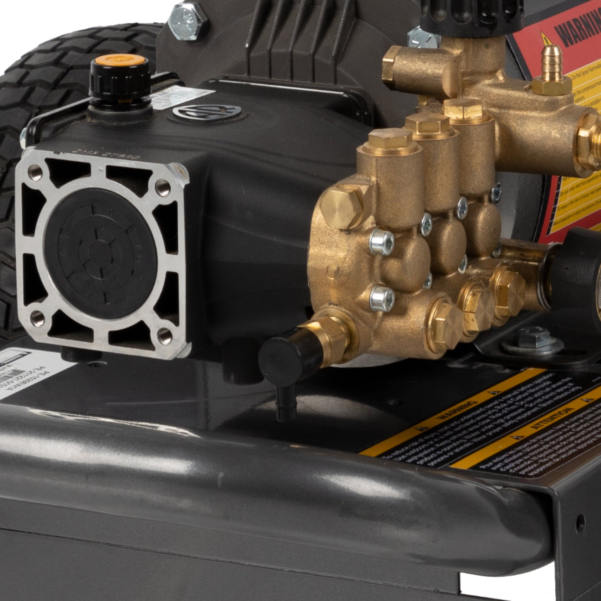 BE Power 1,500 PSI 2.0 GPM Electric Pressure Washer with Baldor Motor and AR Triplex Pump - PE-1520EW1A