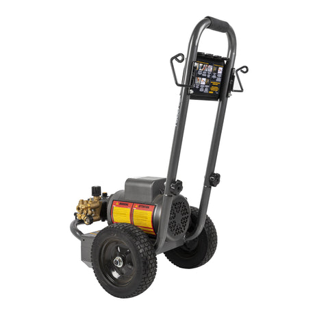 BE Power 1,500 PSI 2.0 GPM Electric Pressure Washer with Baldor Motor and AR Triplex Pump - PE-1520EW1A