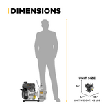 BE Power 1" Water Transfer Pump with Powerease 79 Engine