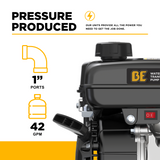 BE Power 1" Water Transfer Pump with Powerease 79 Engine