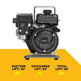 BE Power 1" Water Transfer Pump with Powerease 79 Engine