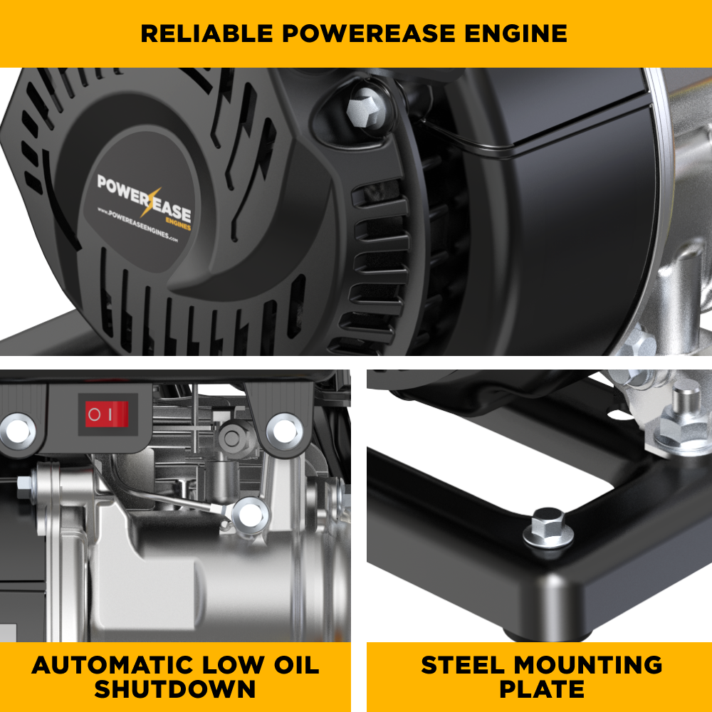 BE Power 1" Water Transfer Pump with Powerease 79 Engine