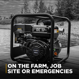 BE Power 2" 33PSI 158GPM Water Transfer Pump with Powerease 225 Engine