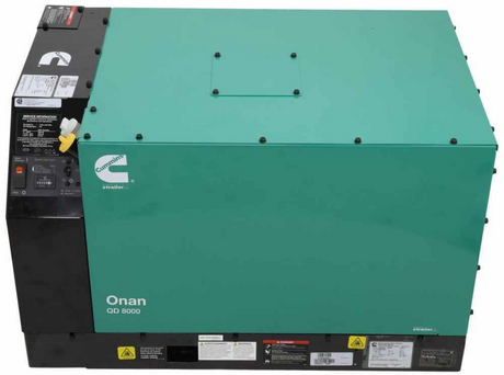 Cummins Onan QD 8000 RV Generator 8kW Diesel 120V Single Phase Liquid Cooled 8HDKAK-1046 Cummins