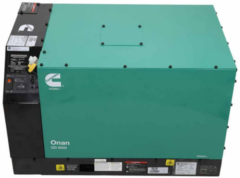 Cummins Onan QD 8000 8kW Diesel RV Generator 120V Single Phase Liquid Cooled