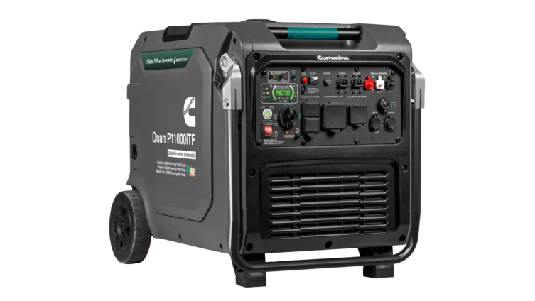 P11000iTF 11,000-Watt Tri-Fuel Portable Inverter Generator – Natural Gas, Propane & Gas – Clean Power for Home Backup Cummins