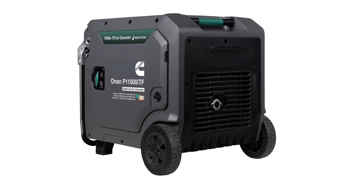 P11000iTF 11,000-Watt Tri-Fuel Portable Inverter Generator – Natural Gas, Propane & Gas – Clean Power for Home Backup Cummins