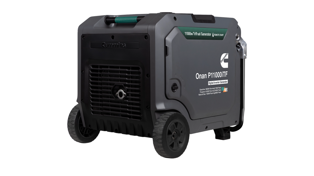 P11000iTF 11,000-Watt Tri-Fuel Portable Inverter Generator – Natural Gas, Propane & Gas – Clean Power for Home Backup Cummins