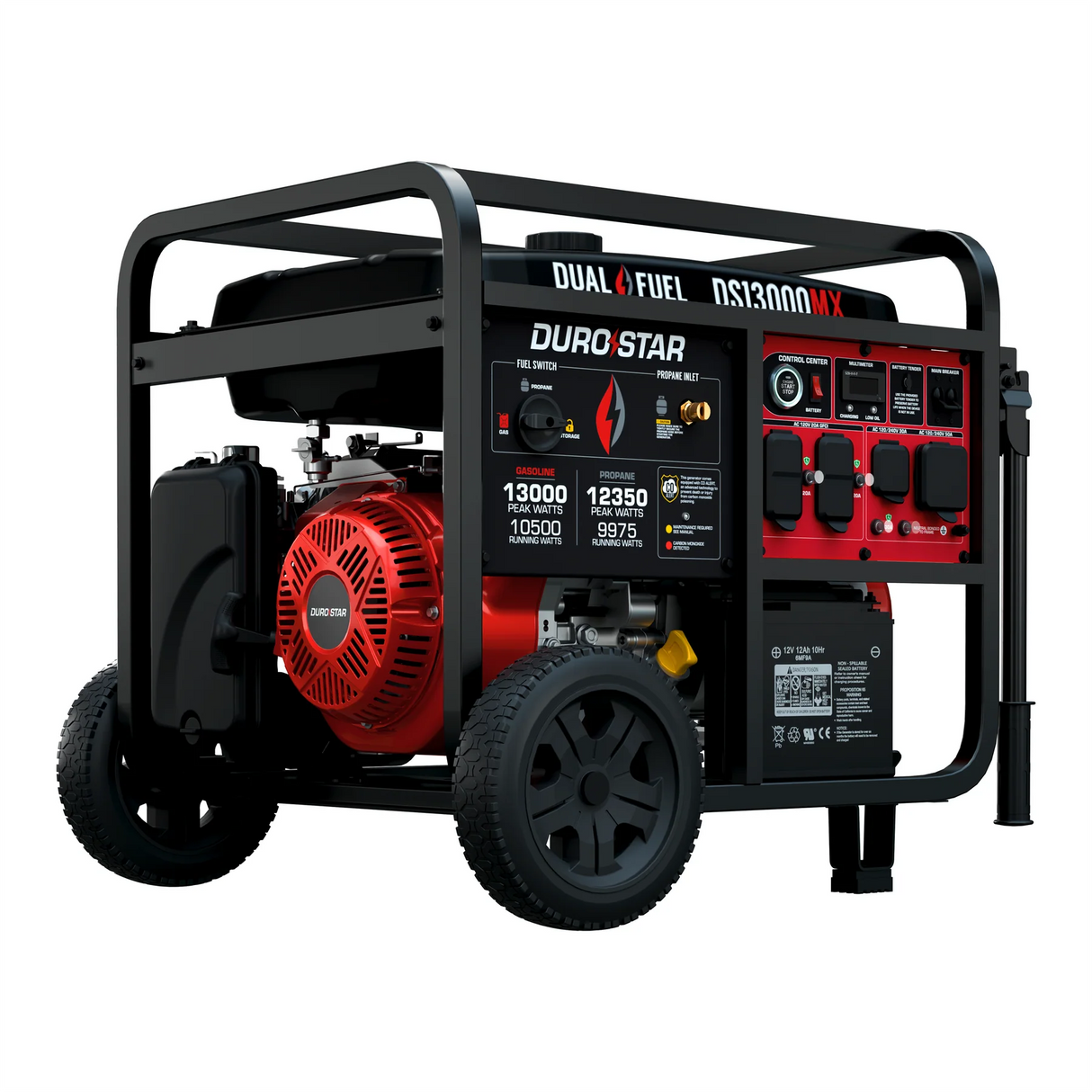 DuroStar DS13000MX Dual Fuel Portable Generator 13000W DuroStar