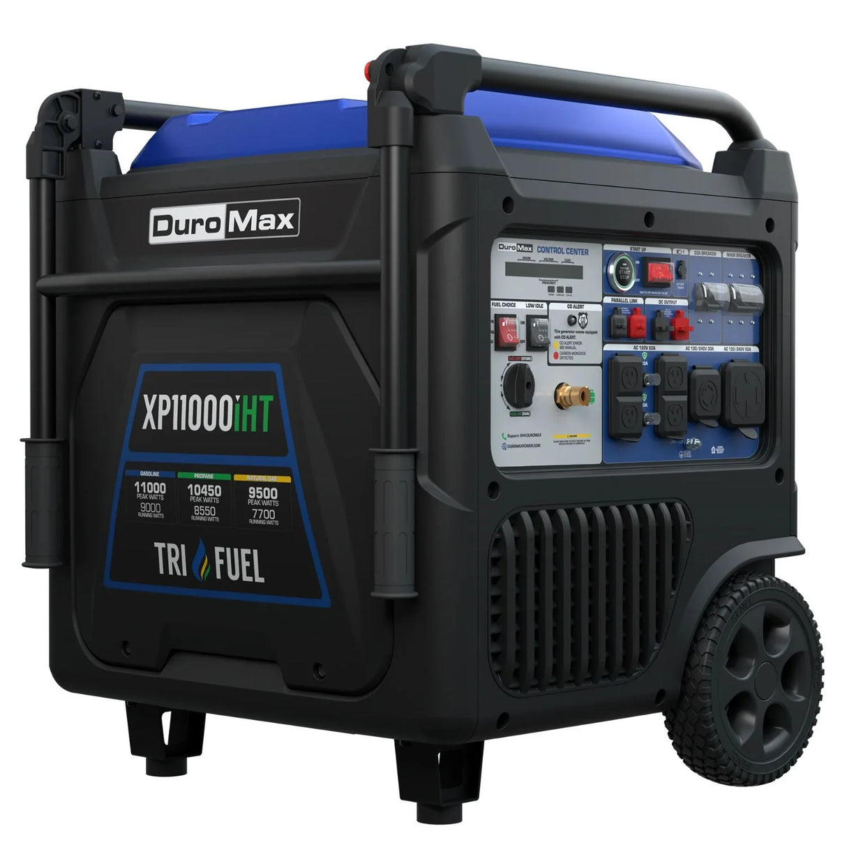 DuroMax XP11000iHT Tri-Fuel Inverter Generator