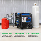 DuroMax XP11000iHT Tri-Fuel Inverter Generator
