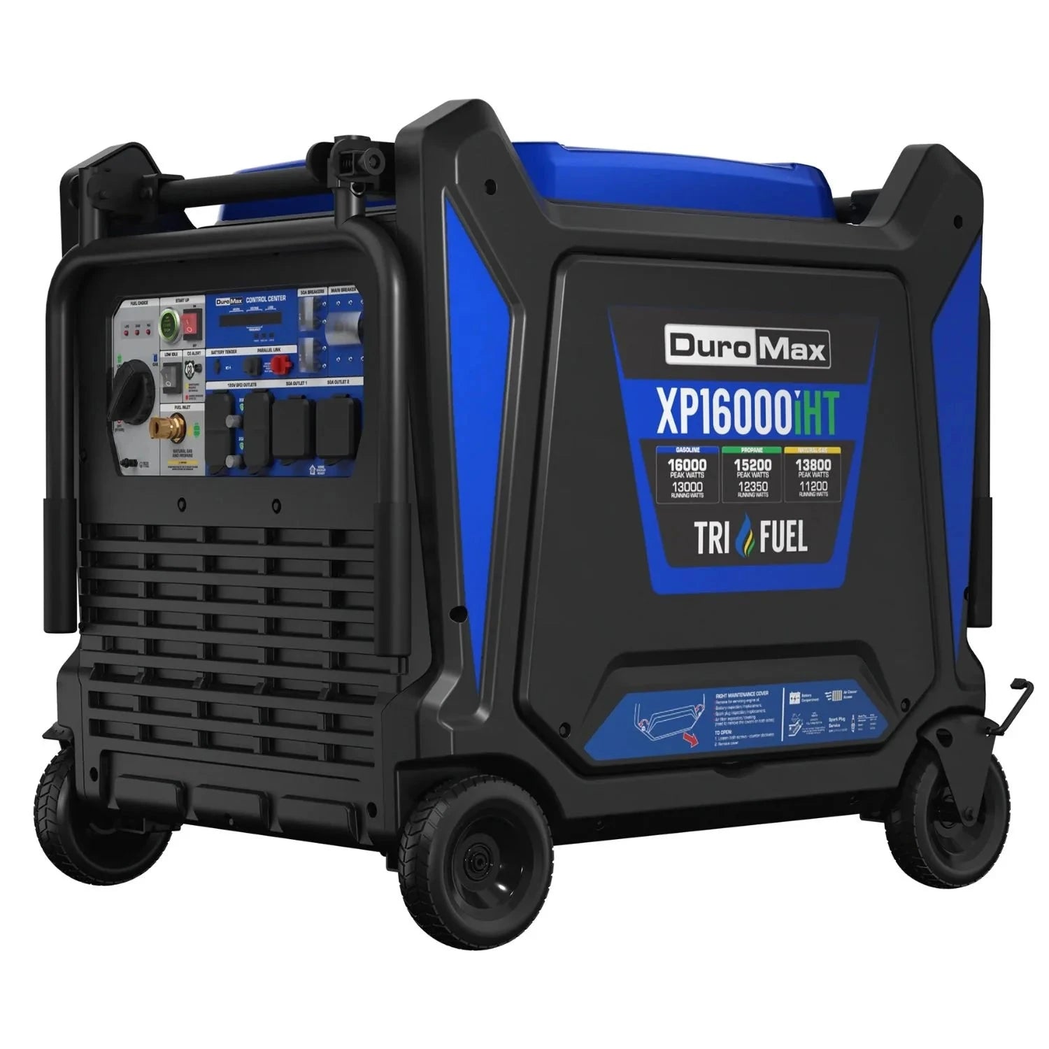 DuroMax XP16000iHT Tri-Fuel Inverter Generator DuroMax