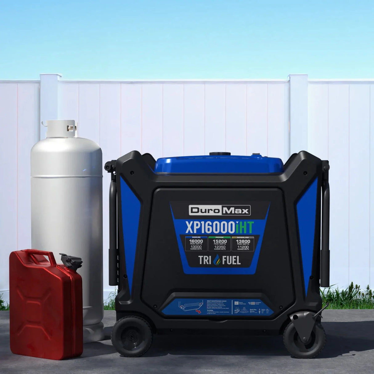 DuroMax XP16000iHT Tri-Fuel Inverter Generator