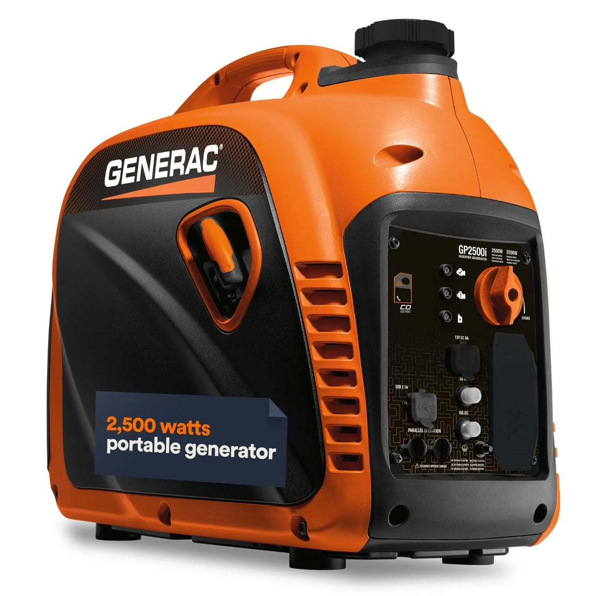 Generac 8251 – 6500W Portable Generator with COsense® & Electric Start
